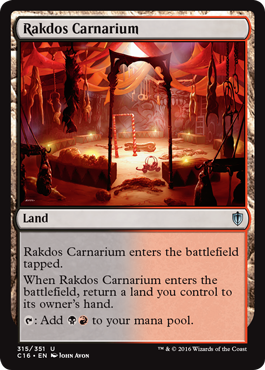 《ラクドスの肉儀場/Rakdos Carnarium》 [C16]