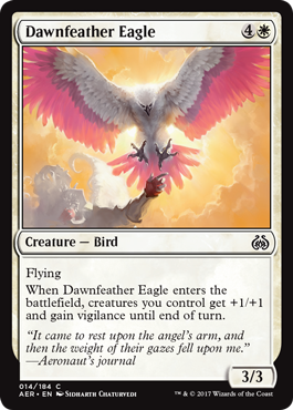 《暁羽の鷲/Dawnfeather Eagle》 [AER]