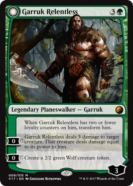 Garruk Relentless // Garruk, the Veil-Cursed