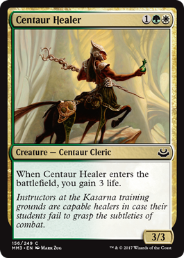 《ケンタウルスの癒し手/Centaur Healer》 [MM3]