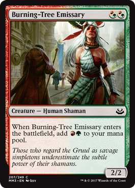 《炎樹族の使者/Burning-Tree Emissary》 [MM3]