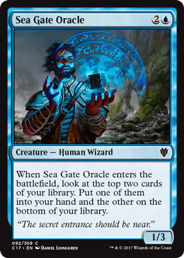 《海門の神官/Sea Gate Oracle》 [C17]