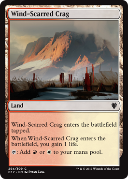 《風に削られた岩山/Wind-Scarred Crag》 [C17]
