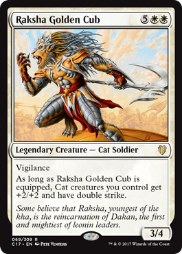 《黄金の若人ラクシャ/Raksha Golden Cub》 [C17]