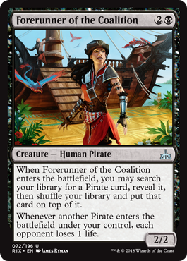 Red Creature Human MTG Playset Of 4x Forerunner of the Empire Rivals of Ixalan 