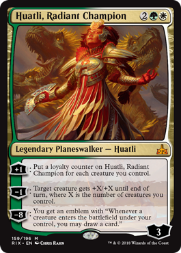 Huatli, Radiant Champion