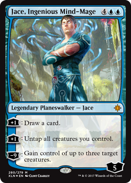 《巧妙な精神魔道士、ジェイス/Jace, Ingenious Mind-Mage》 [XLN]