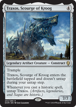 《クルーグの災い魔、トラクソス/Traxos, Scourge of Kroog》 [DOM]