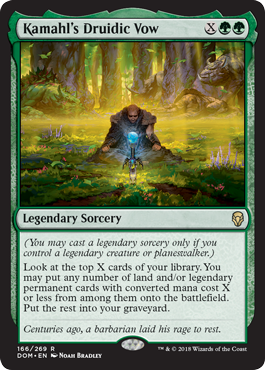 Kamahl's Druidic Vow