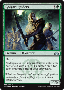 《ゴルガリの略奪者/Golgari Raiders》 [GRN]