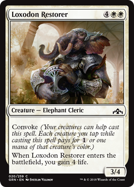 《ロクソドンの修復者/Loxodon Restorer》 [GRN]