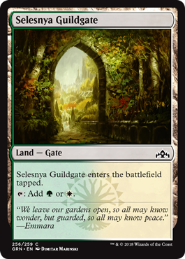 《セレズニアのギルド門/Selesnya Guildgate》 [GRN]