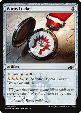 《ボロスのロケット/Boros Locket》 [GRN]