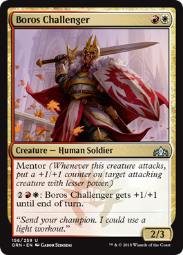 《ボロスの挑戦者/Boros Challenger》 [GRN]