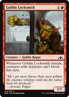 《ゴブリンの鍵師/Goblin Locksmith》 [GRN]