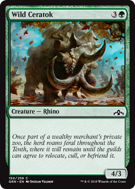 《野生の角獣/Wild Ceratok》 [GRN]