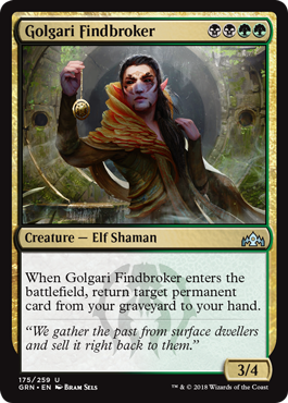 Golgari Findbroker - Magic: the Gathering