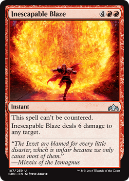 Inescapable Blaze - Magic: the Gathering