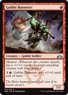 《ゴブリンの旗持ち/Goblin Banneret》 [GRN]