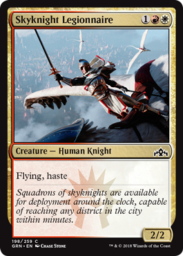 《空騎士の軍団兵/Skyknight Legionnaire》 [GRN]