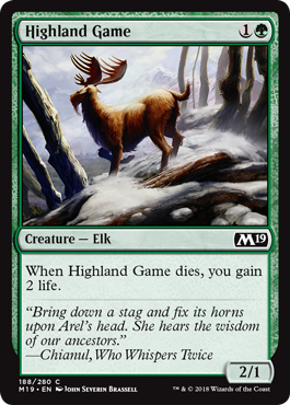 《高地の獲物/Highland Game》 [M19]