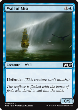 《霧の壁/Wall of Mist》 [M19]