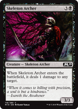 《骸骨射手/Skeleton Archer》 [M19]