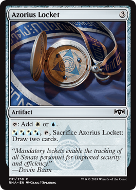 《アゾリウスのロケット/Azorius Locket》 [RNA]