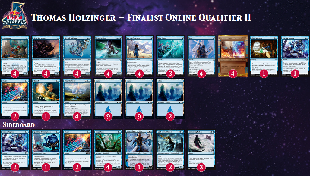 Thomas Holzinger decklist