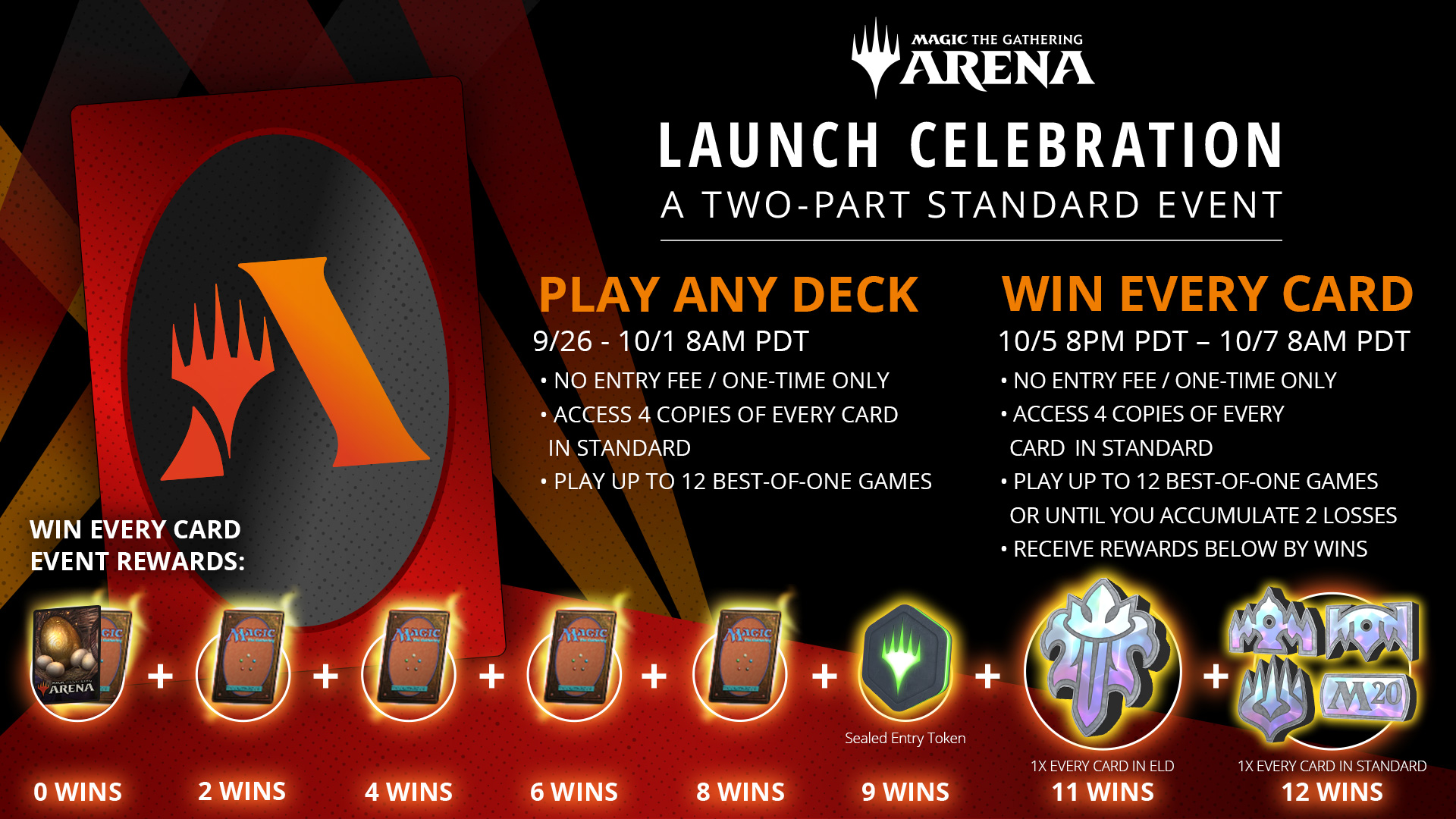 Win Every Card Mtg Arena Launch Celebration Magic The Gathering