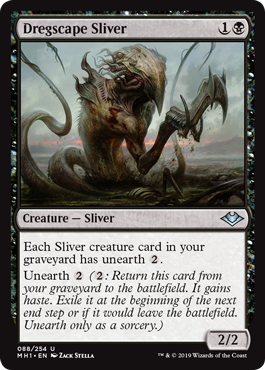 mtg magic the first sliver ENGLISH or FRENCH modern horizons le premier slivoide 