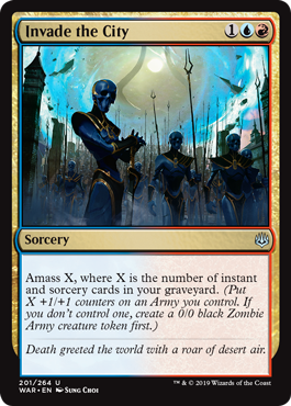 MTG 4x Zombie army Token  010/019 War of the Spark Card Magic The Gathering 