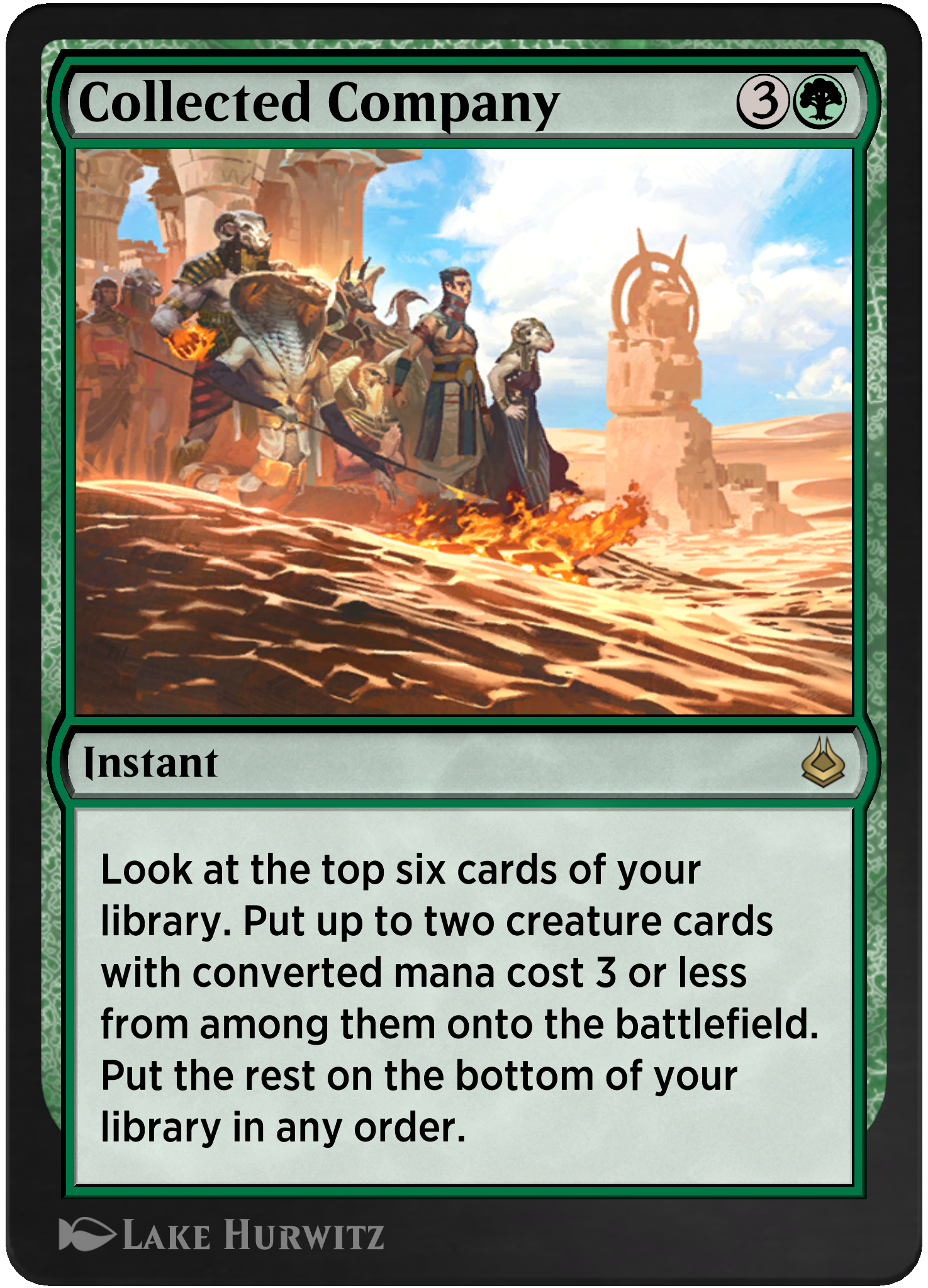 MTG 集合した中隊/Collected Company 4枚 中国語/英語- MTG 集合した中隊/Collected Company 4枚 中国語/英語-
