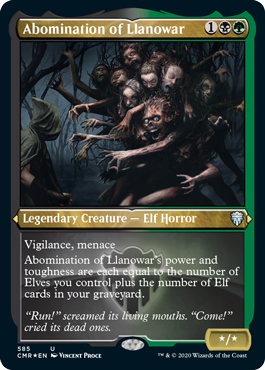 Showcase Abomination of Llanowar