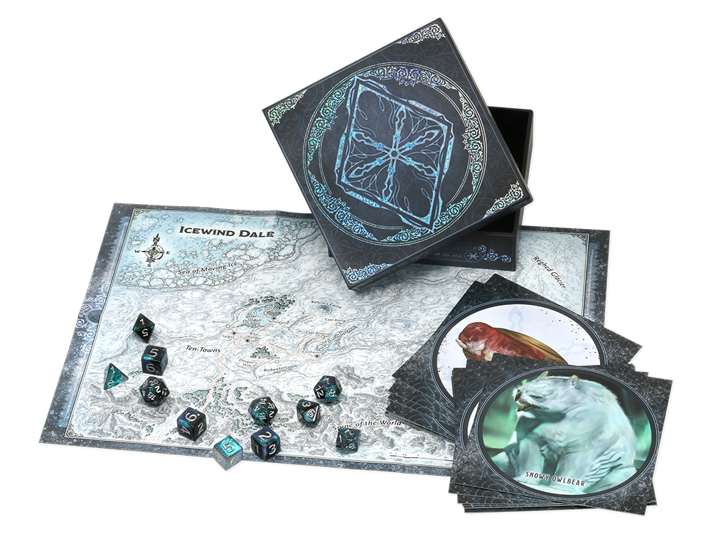 Icewind Dale Rime of the Frostmaiden Dice Set D&D RPG Icons of the Realms 