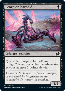 Scorpion barbelé
