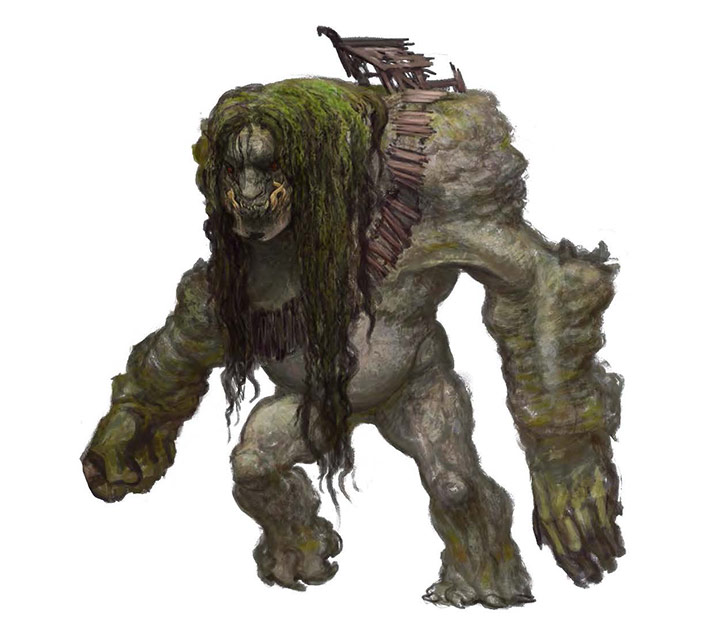 1 troll with boardwalk