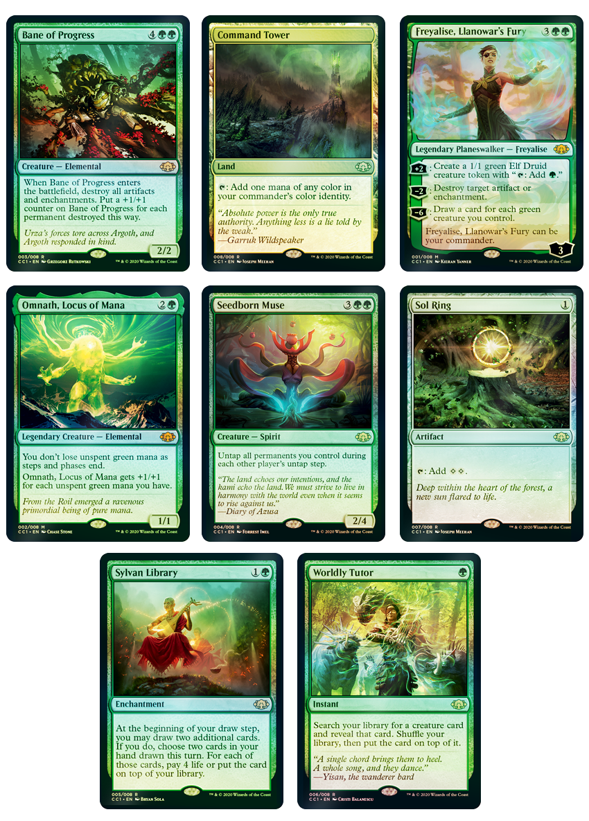 Commander Collection: Green Packaging and Contents | MAGIC: THE 