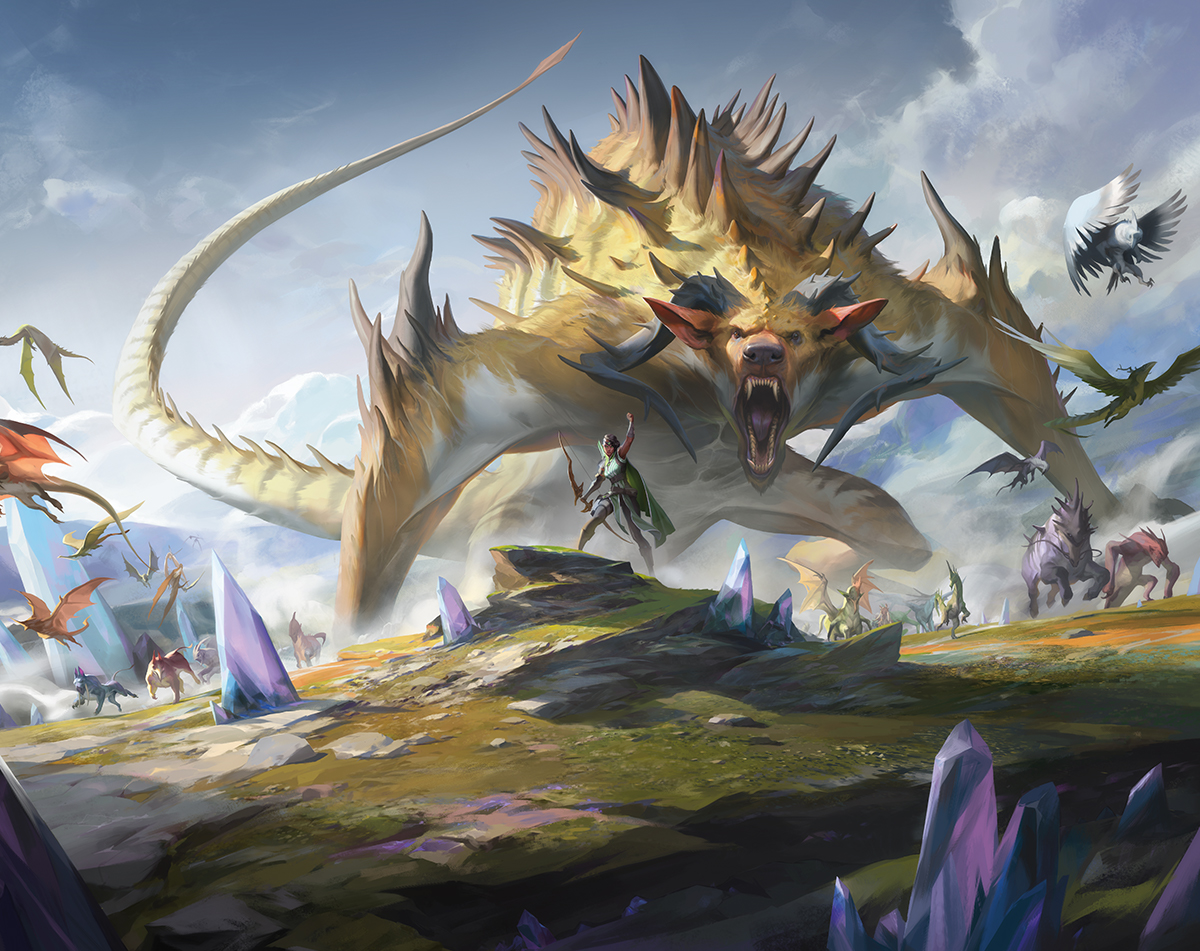 Ikoria: Lair of Behemoths Key Art