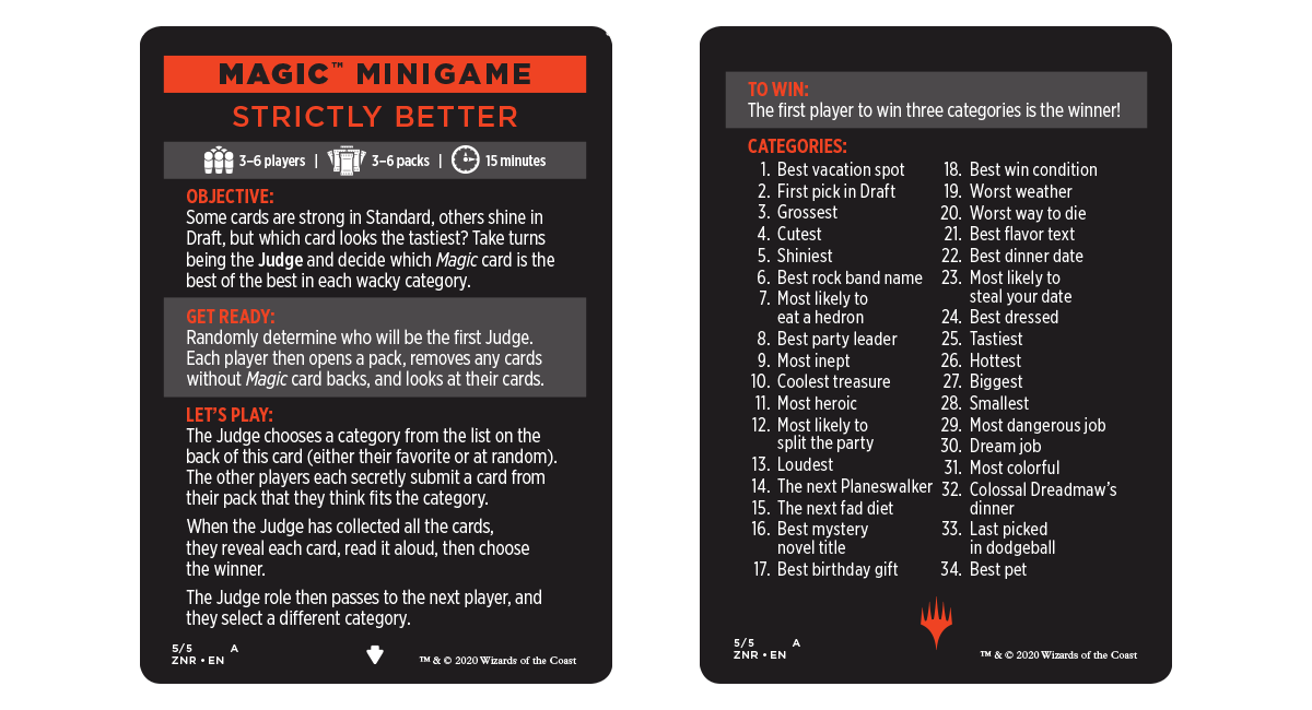 Magic Minigames  MAGIC: THE GATHERING