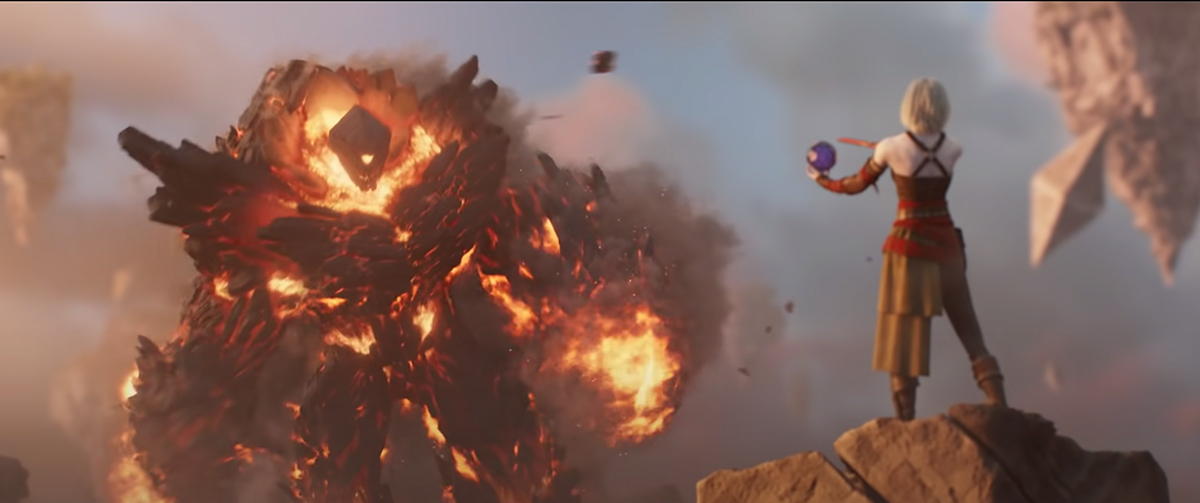 Image from Trailer – Nahiri facing the elemental