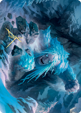 Icehide Troll Art Card