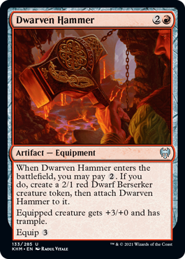 Dwarven Weaponsmith Antiquities PLD Red Uncommon MAGIC MTG CARD ABUGames