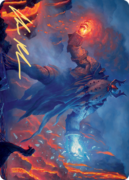 Aegar, the Freezing Flame Art Card