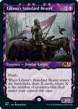 《リリアナの軍旗手/Liliana's Standard Bearer》 [M21]