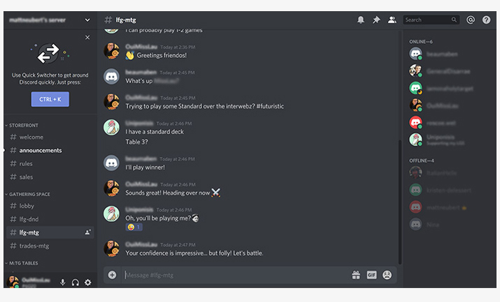 Discord brasileiro de MTG, Discussão de Magic