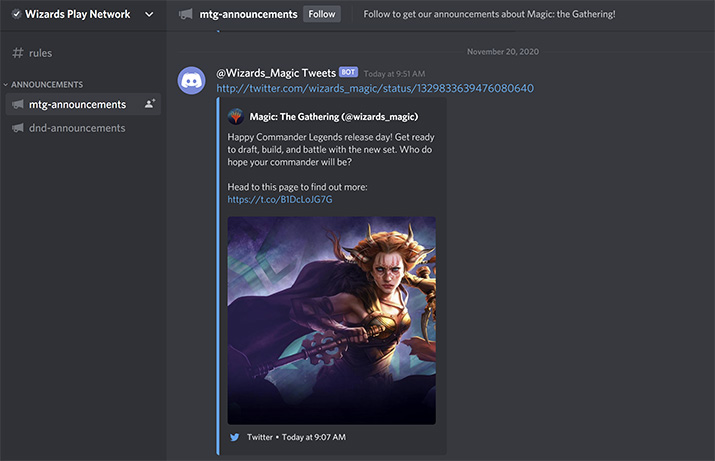 add rss feed to discord