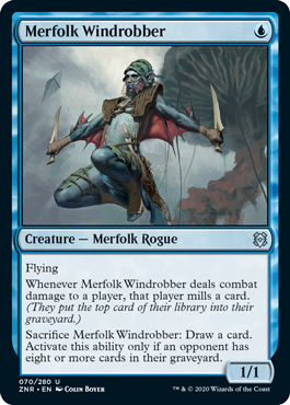 《マーフォークの風泥棒/Merfolk Windrobber》 [ZNR]