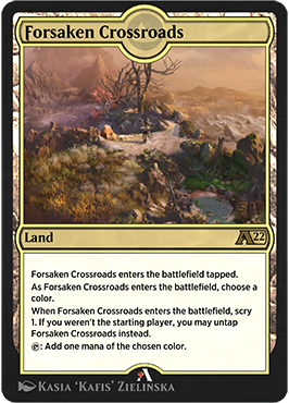 Forsaken Crossroads—Second player advantage