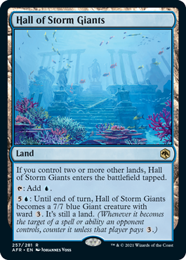 《ストーム・ジャイアントの聖堂/Hall of Storm Giants》 [AFR]